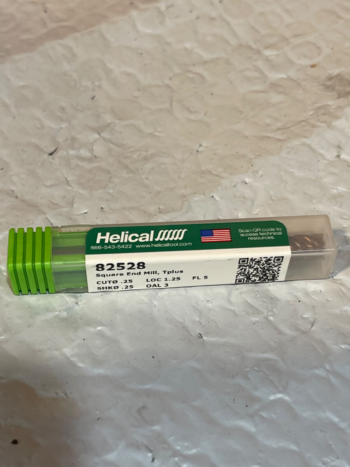 82528 HEV-L-50250 5 FL – Square – 0.2500″ (1/4) Cutter DIA x 0.2500″ (1/4) (S3)