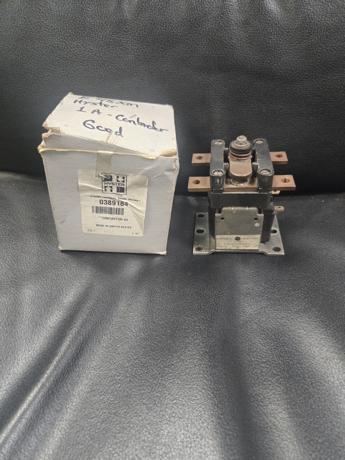 389184 GOOD USED GE CONTACTOR 300A 36/48V FOR HYSTER FORKLIFT SHIPS FREE!