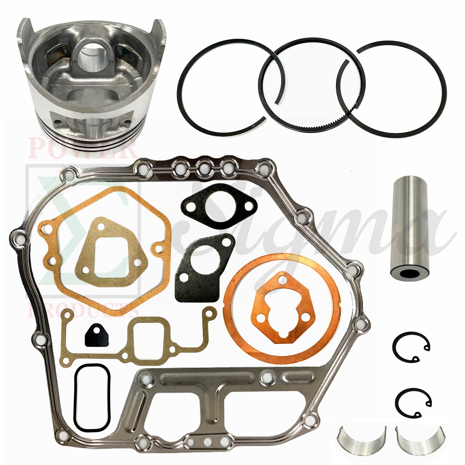 Gasket Piston Bearing Kit For Yanmar L100 & 186F 186FE 406CC 10HP Diesel Engine
