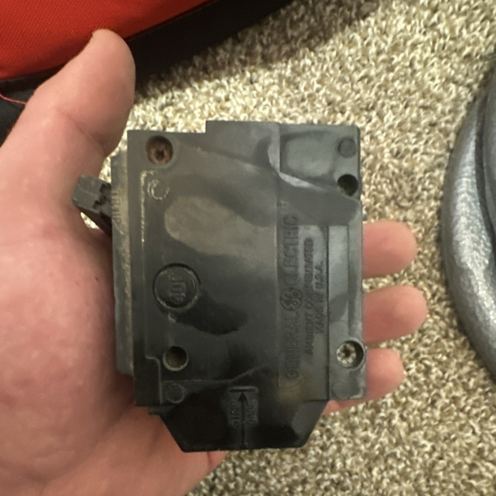 GE 100 Amp 2-Pole Circuit Breaker, 91-100A, Black Plastic, Single Pack