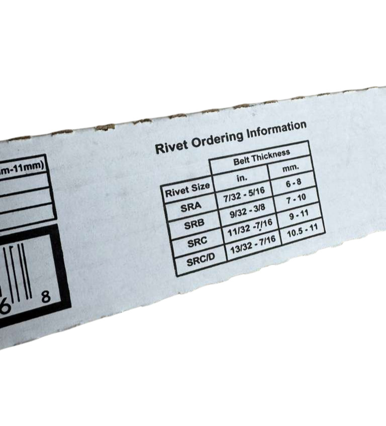 Flexco R5-SE-30/750 Scalloped Edge Mechanical Fastener Strips for Conveyor Belt