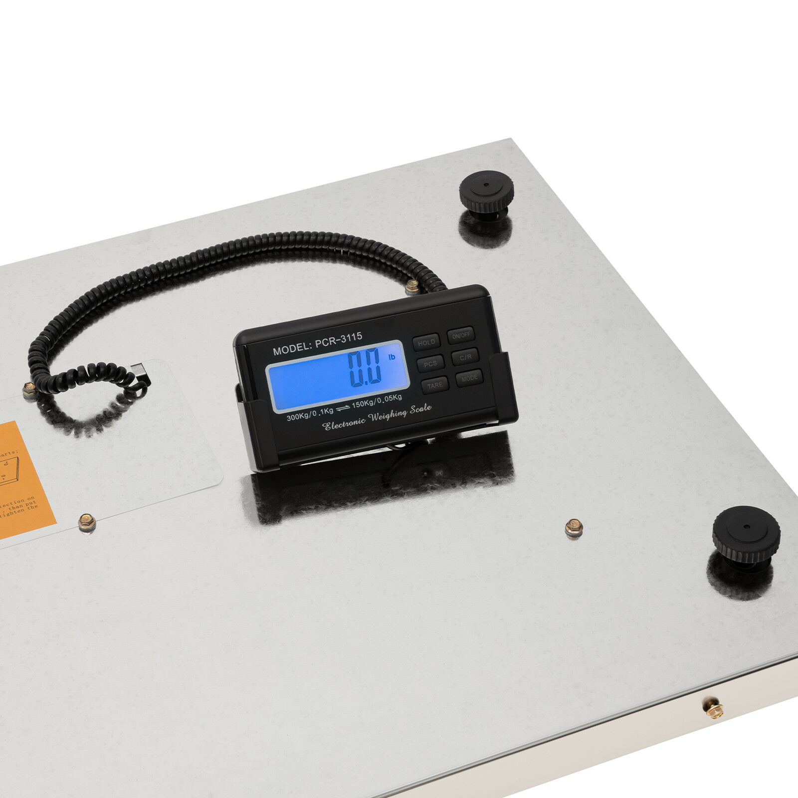 Veterinary Scale 660lb x 0.2lb PCR-3115 Livestock Floor Animal Pet Vet Scale US