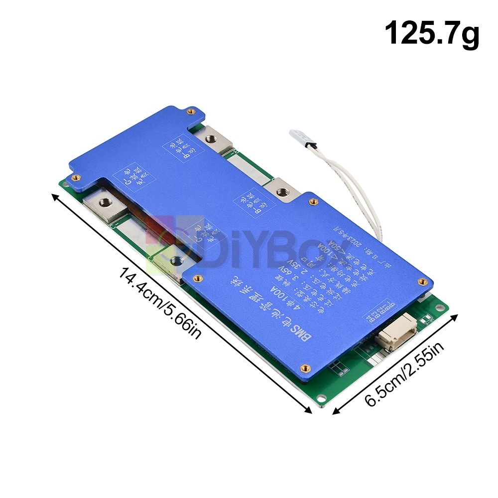 4S 14.6V / 8S 24V 100A BMS LiFePO4 Battery Balance Charge Protection Board New