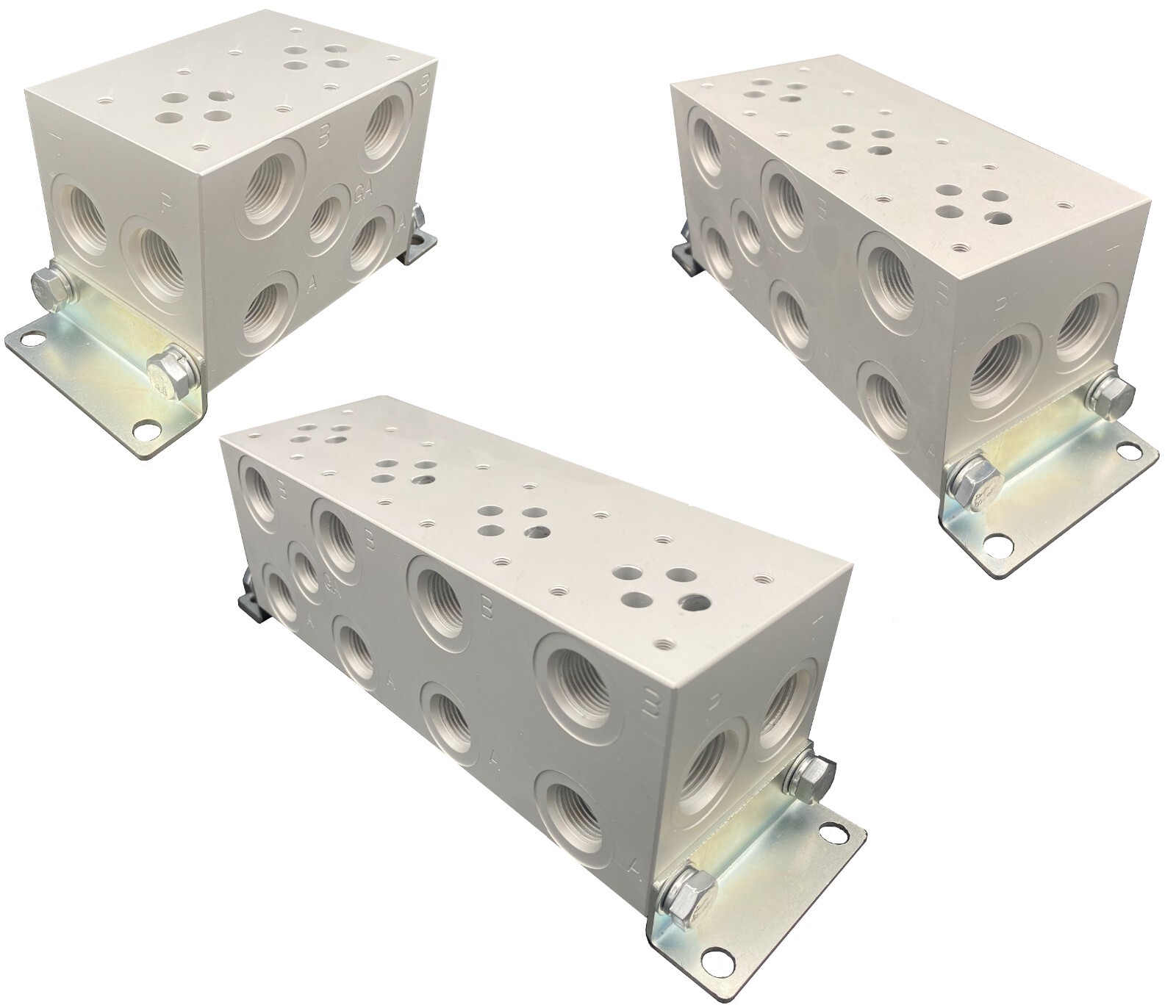 Hydraulic Series Valve Manifold Aluminum D03 NG6 Cetop 3 pattern (1-4 Station)