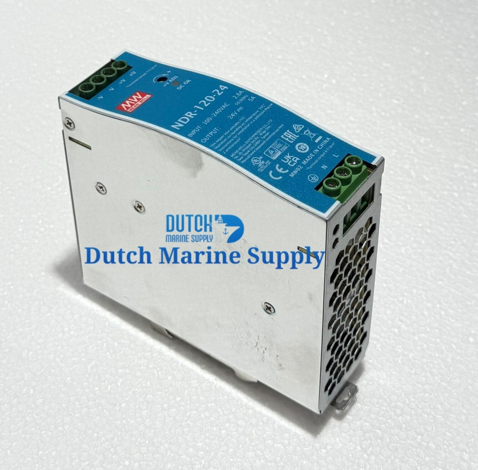 Mean Well NDR-120-24 AC-DC Single Output Industrial DIN Rail Power Supply