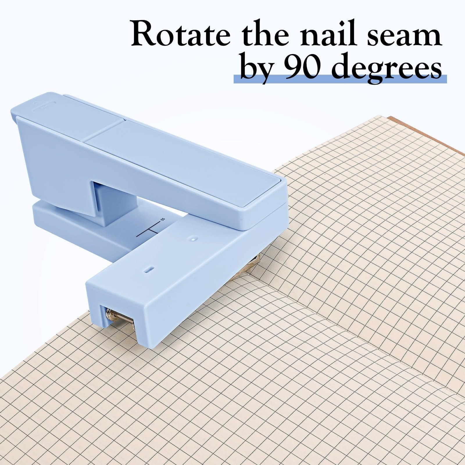 Swing-Arm Swivel Stapler – 20 Sheets Capacity, 360 Degree Rotate Desk Stapler…
