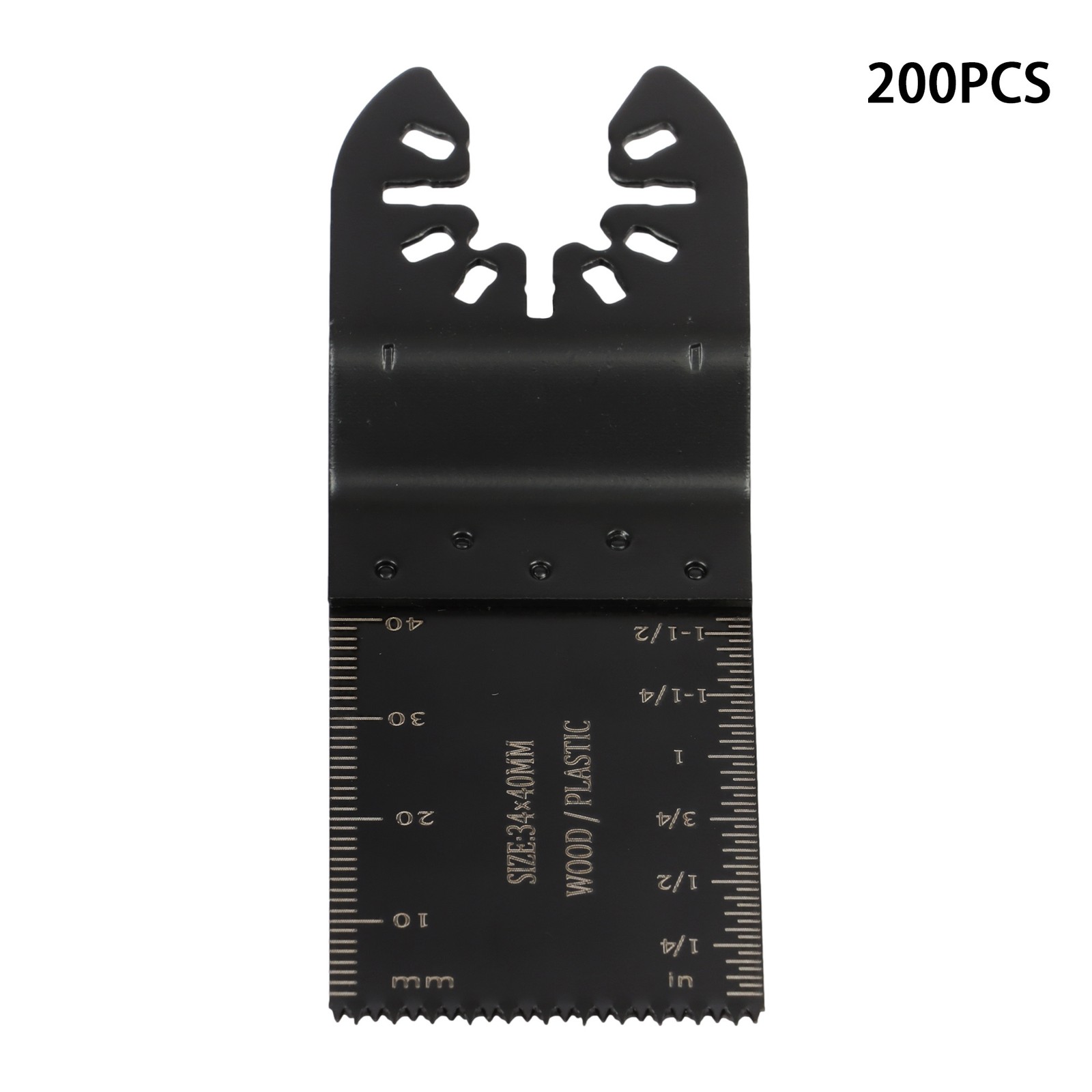 200 Pcs Oscillating Saw Blades for Wood Plastic, Quick Release Multi Tool Blades