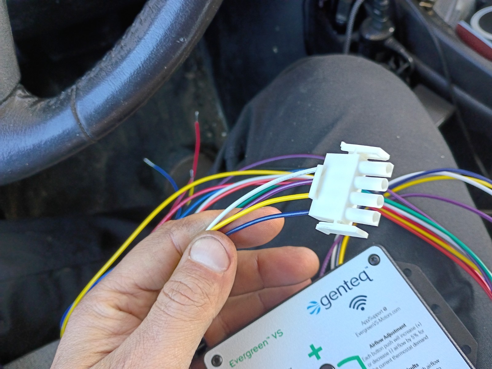 Evergreen 5K010v vs User Interface for VS Motors genteq ge