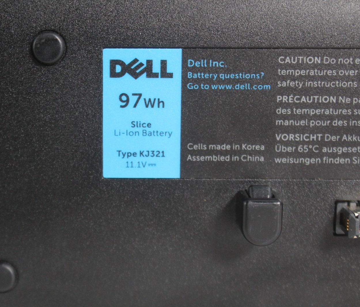 Laptop DELL KJ321 97 WH Slice Li-Ion Battery