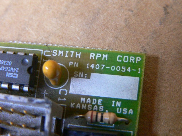 Smith Rpm Corp Circuit Board P/N 1407-0054-1