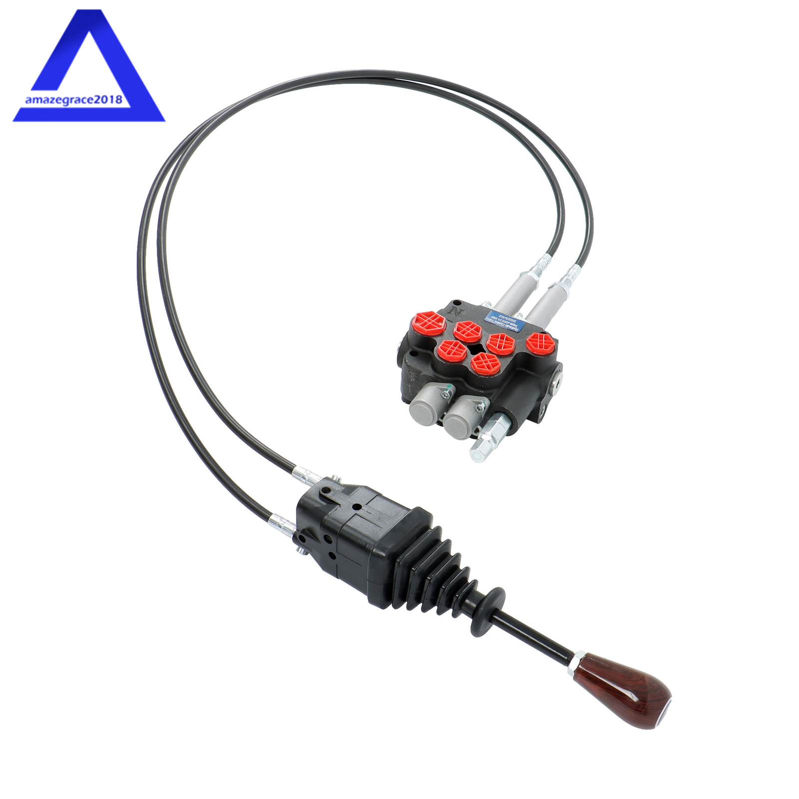 2 Spool Remote Control Valve Kit 80lpm/ 21gpm + Joystick + Cable 25MPa