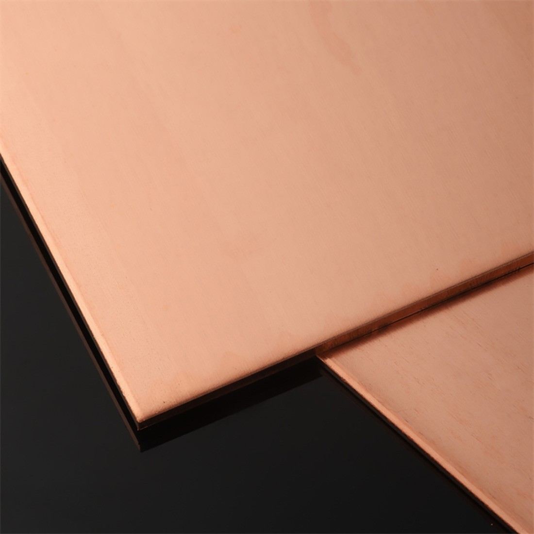 0.3-6mm Natural 99% Pure Copper Sheet Plate Metal guillotine cut -Multiple Sizes