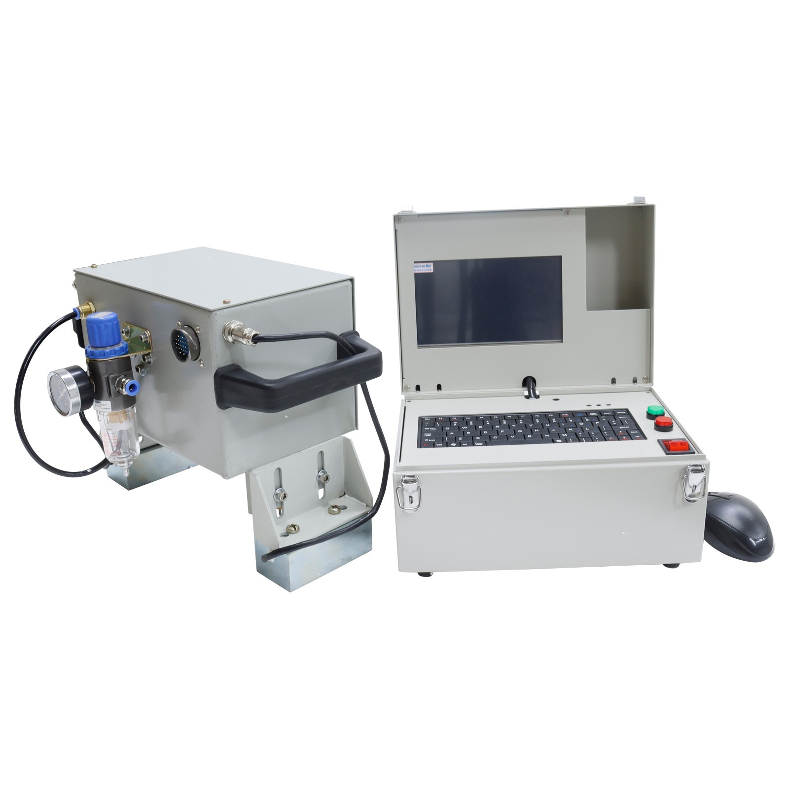 Handheld Pneumatic Engraver 5.1×1.9in Dot Peen Metal Marking Engraving Machine