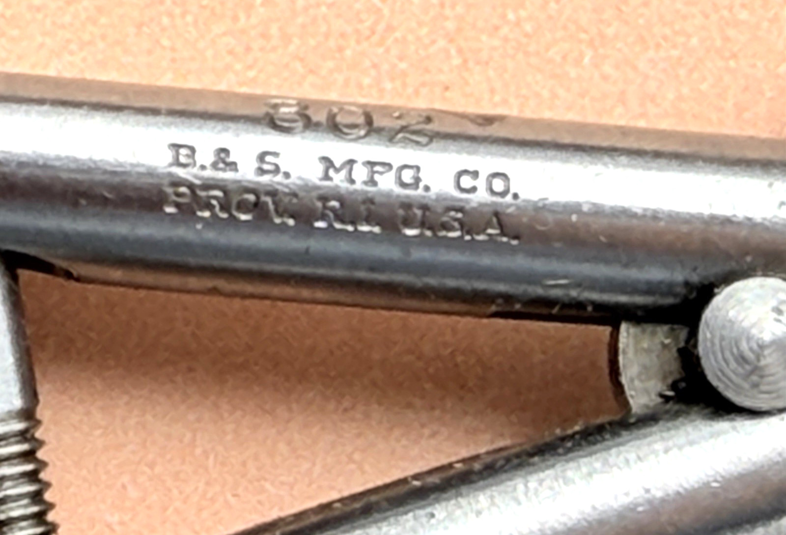Brown & Sharpe Mfg. Co. No.802 Inside Calipers w/Round Legs; 4” Size & Capacity.