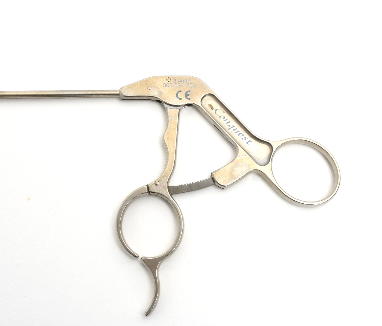 Stryker 300-034-700 Conquest 3.4 mm Loose Body Grasper with Ratchet