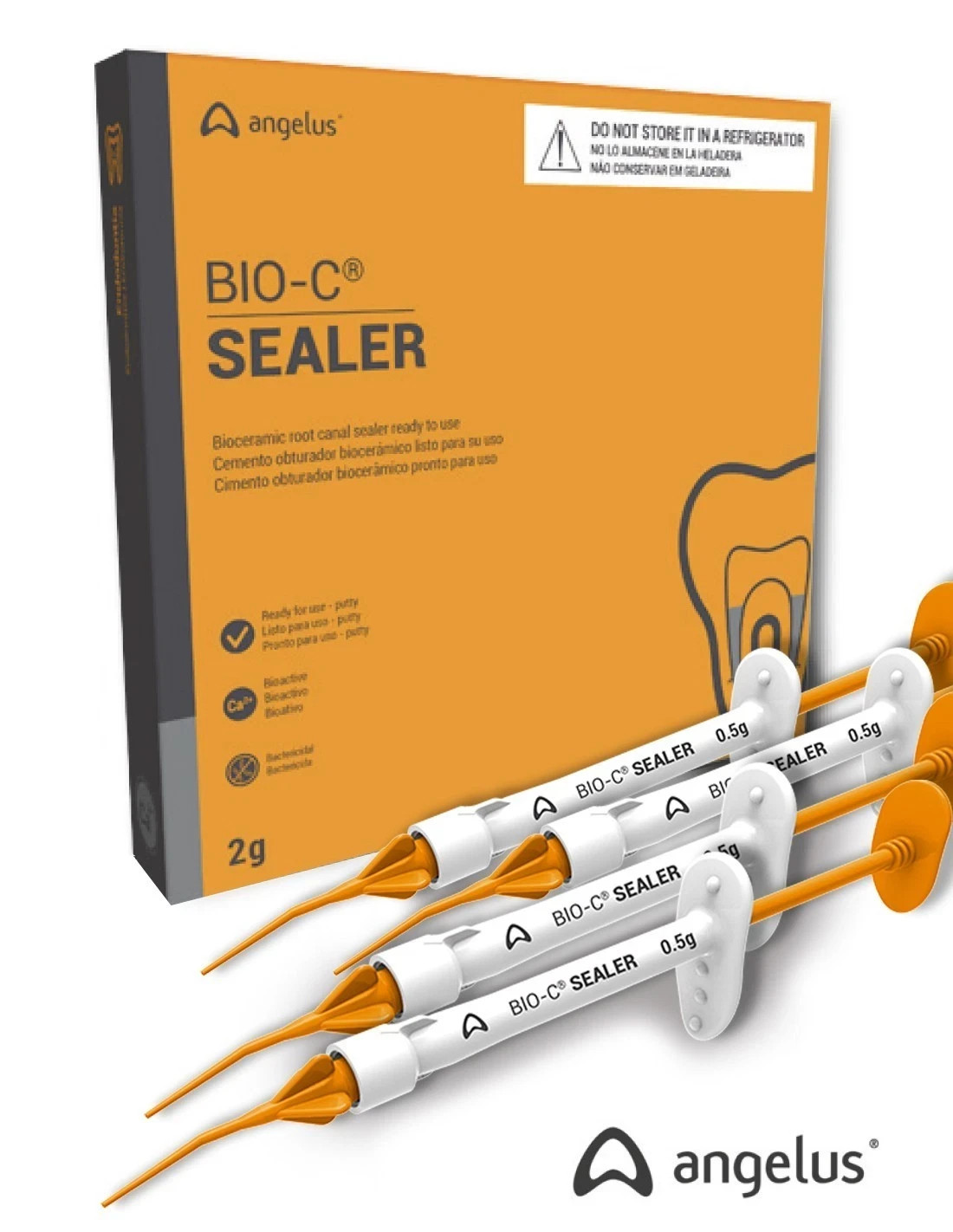 Angelus Bio C Sealer Dental Bioceramic Sealer 4 X 0.5g Syg Free Ii Ship