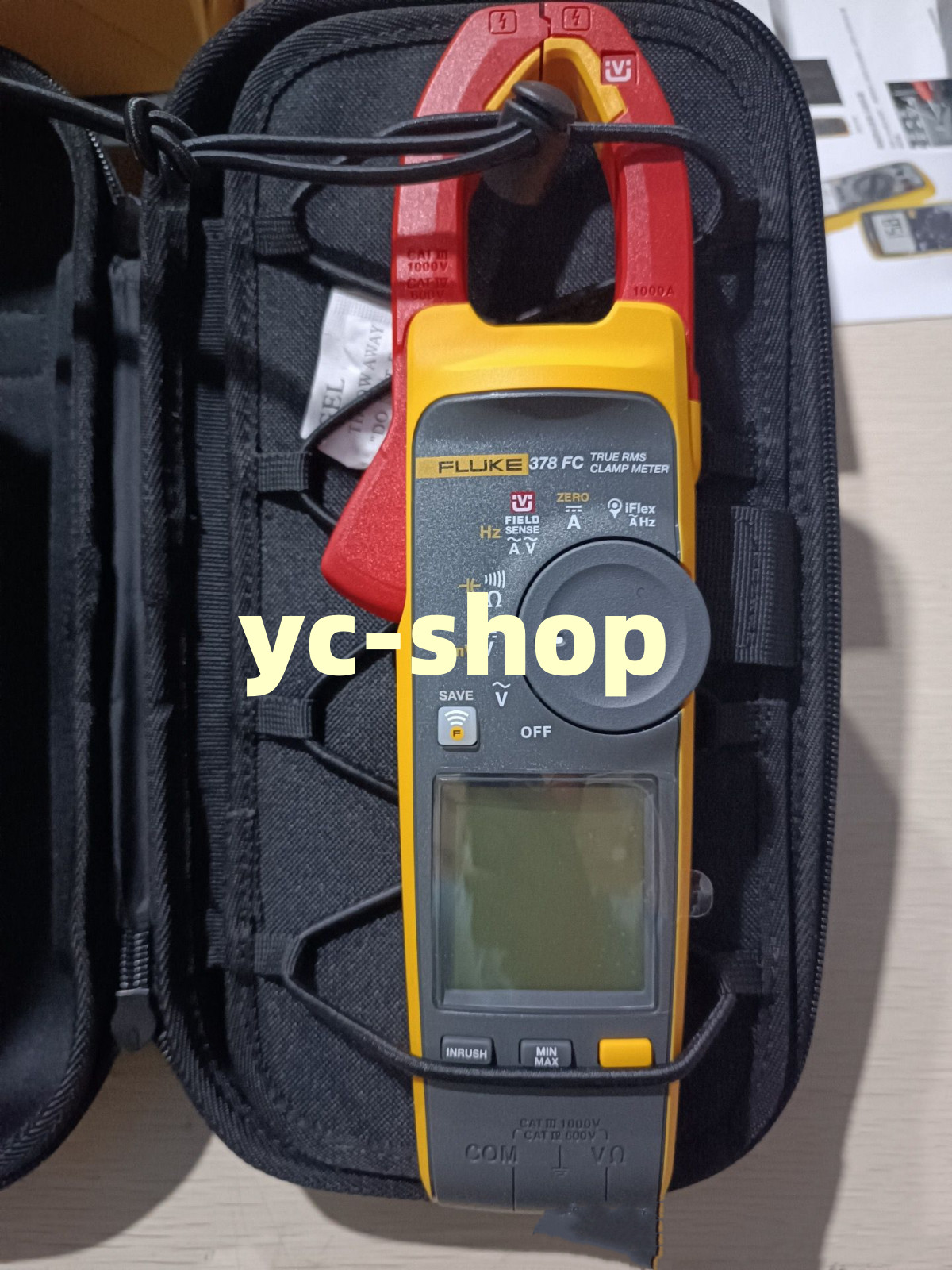 New Fluke 378 FC Non contact clamp gauge Fast Shipping via FedEx or DHL