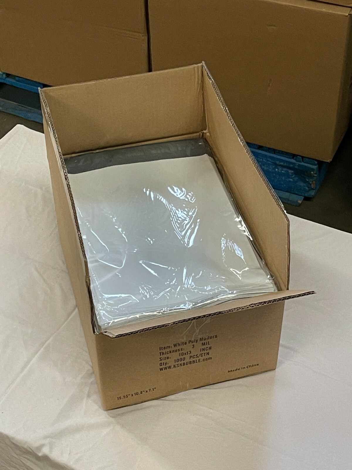 KSK Packaging 10″ x 13″ Plain Poly Mailers Shipping Envelopes 3MIL