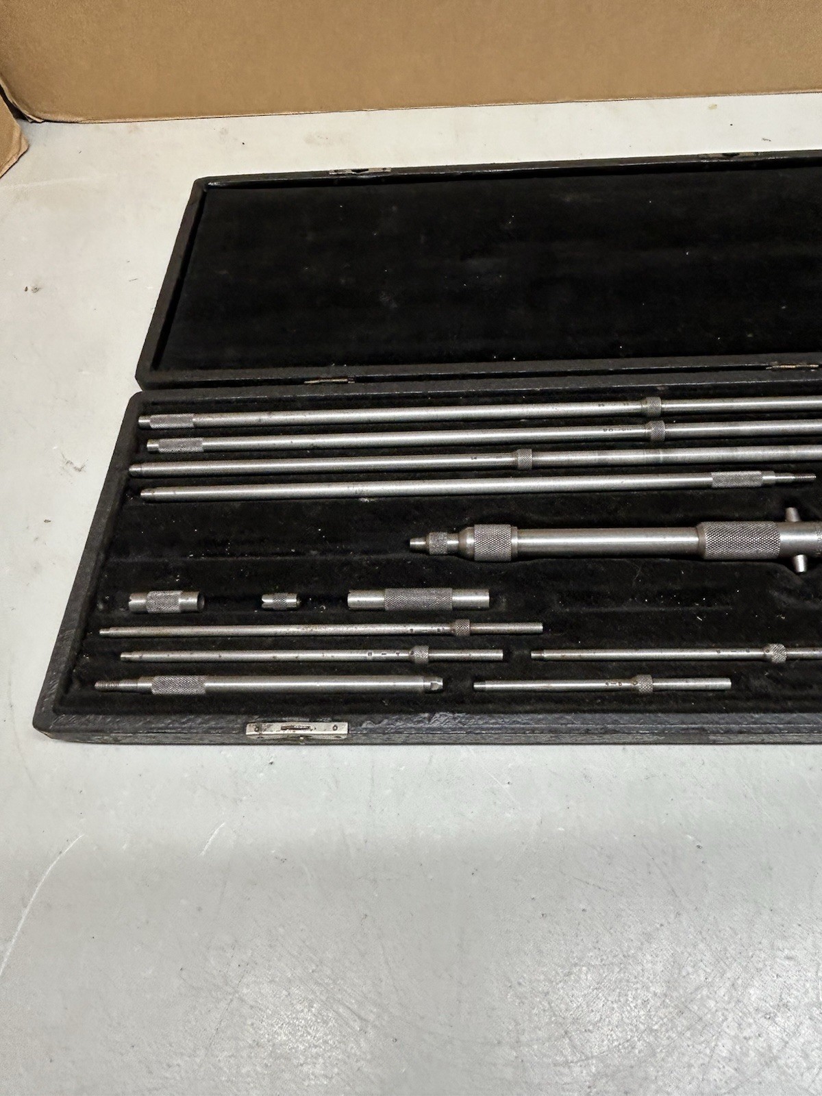VTG L. S. Starrett Inside Micrometer Set?? Maybe No. 124?? MADE IN USA READ
