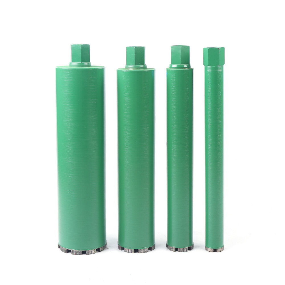 4-Pack Wet Diamond Core Drill Bits 44mm–112mm 450mm Length for Concrete