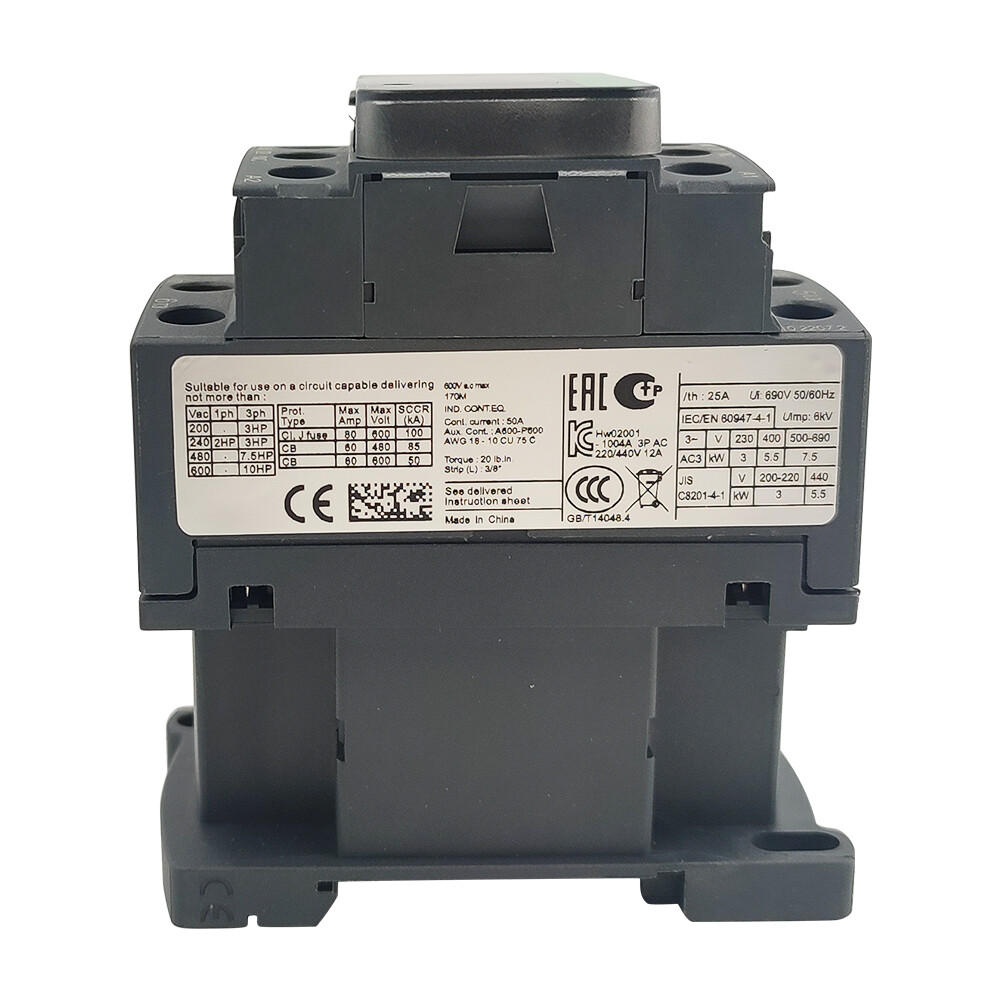 LC1D12T7 replace TeSys Deca Schneider Contactor LC1D12T7 12A Contactor 480V coil