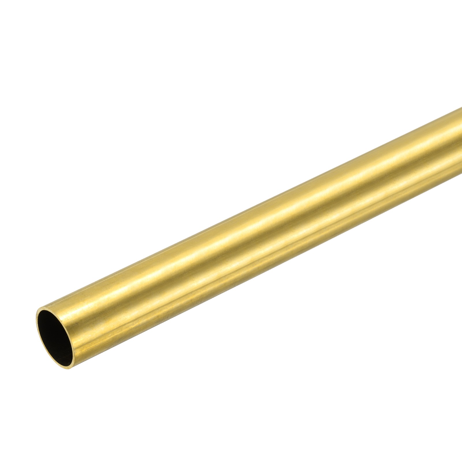 12″ Length Brass Round Tube 24mm OD x 0.5mm Wall Thickness Straight Pipe Tubing
