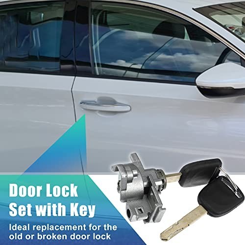 Honda Accord 2008~2012 Front Left Door Lock Cylinder Set with 2 Keys
