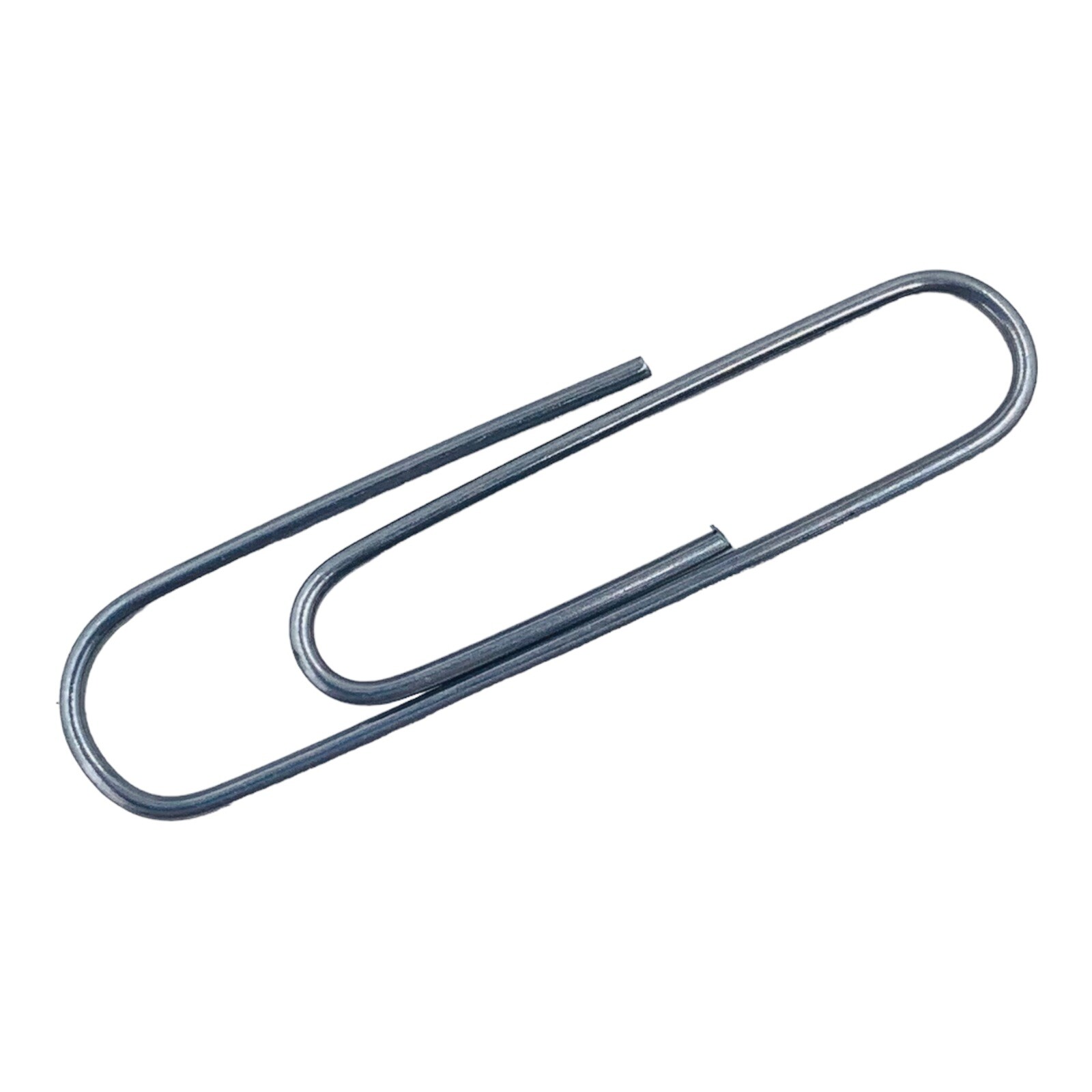 20 Boxes Regular Paper Clips Size 1, 100 Steel Paper Clips Per Box
