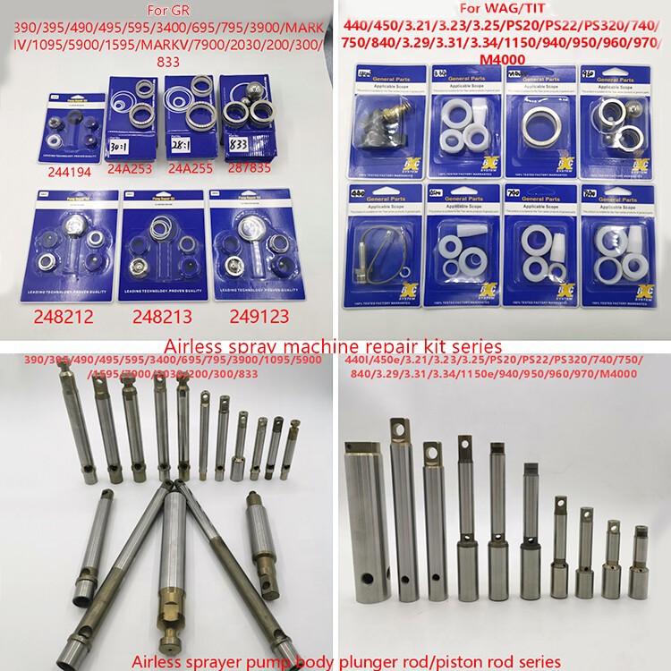 63:1 Factory direct sale Korea Pneumatic Airless Spray Pump Cylinder Liner
