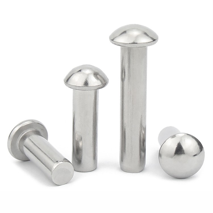 Solid Aluminium Half Round Head Rivets Dome Rivet DIN 660 M2 M2.5 M3 M4 M5 M6 M8