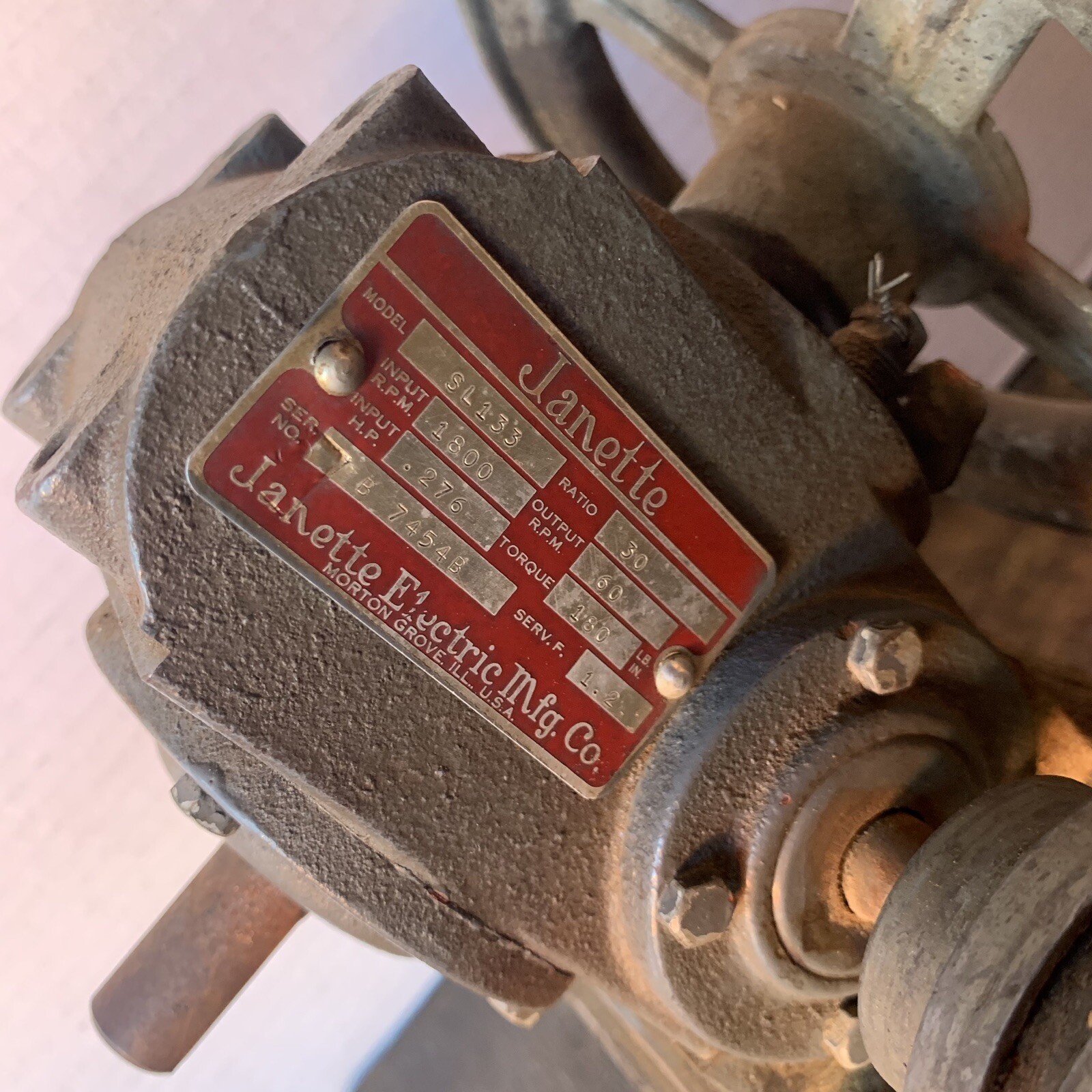 2 Vintage Motor Combo – Montgomery Ward ProCraft 1/4 HP + Janette Electric SL133