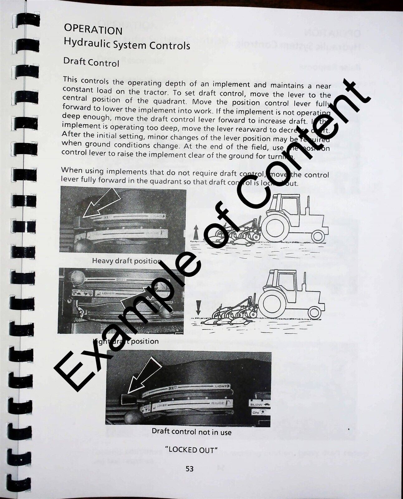 Case 9110 9130 Tractor Owners Operators Manual