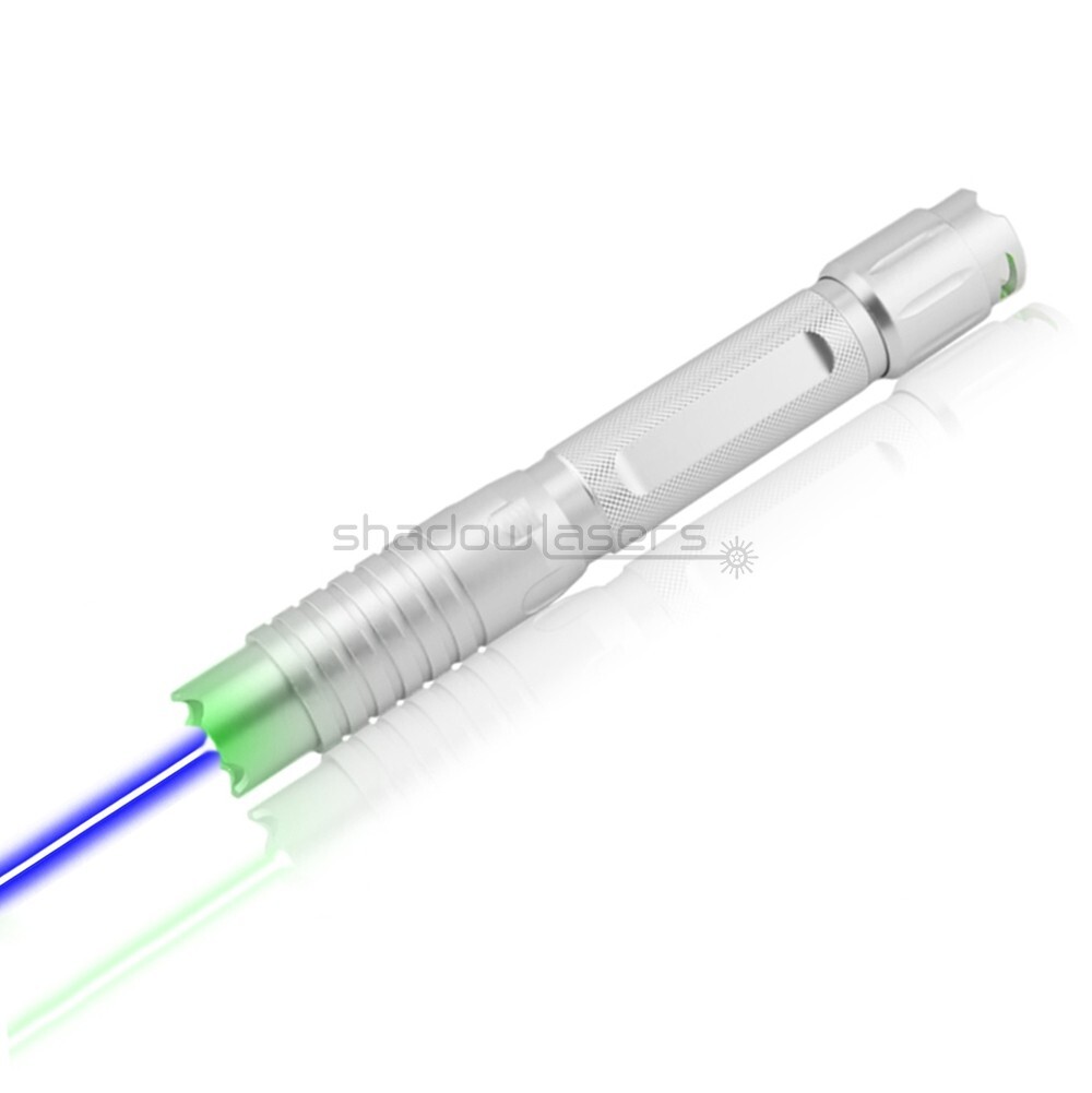 BQ1 Adjustable Focus 450nm Visible Blue Laser Pointer Battery & Charger US