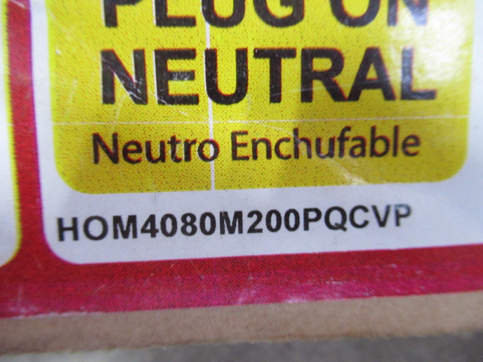 Square D HOM4080M200PQCVP, QOM2200VH MB, 120/240V, 1PH3W, Loadcenter-E3021-NEW-B