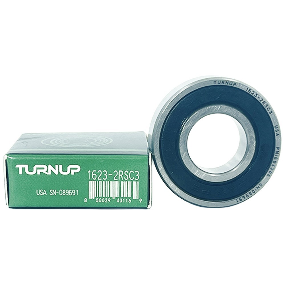 2Pcs TURNUP 1623-2RSC3 Inch Ball Bearing 1/2″x1-1/2″x1/2″ Double Sealed
