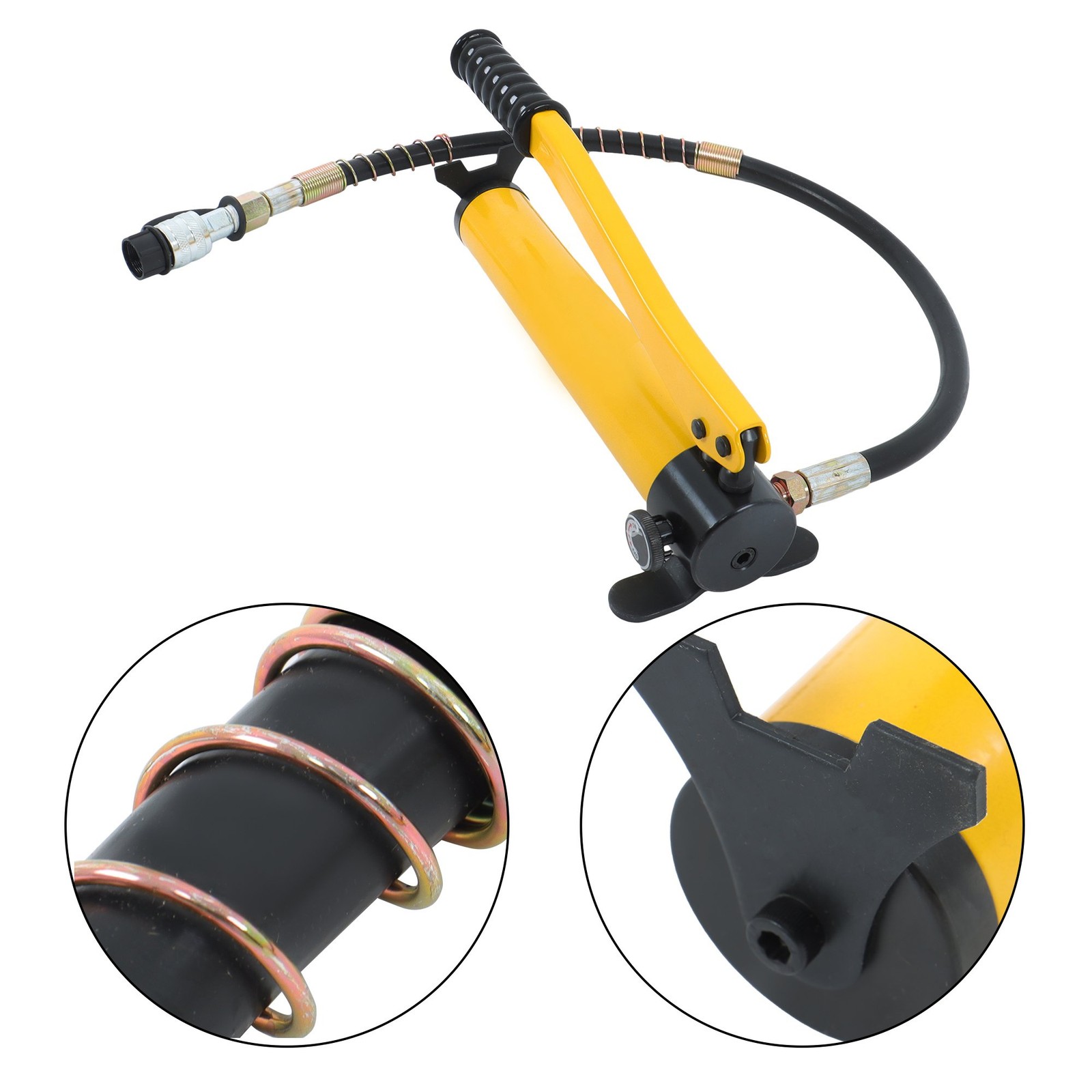 20Ton Hydraulic Cylinder For Jack Low Profile Porta Power Ram Single Acting+Pump