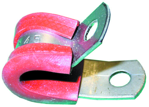 1Pc PRO POWER SPC11150 Fastener, Cushioned P Clip, Screw Mount Cable Clamp,