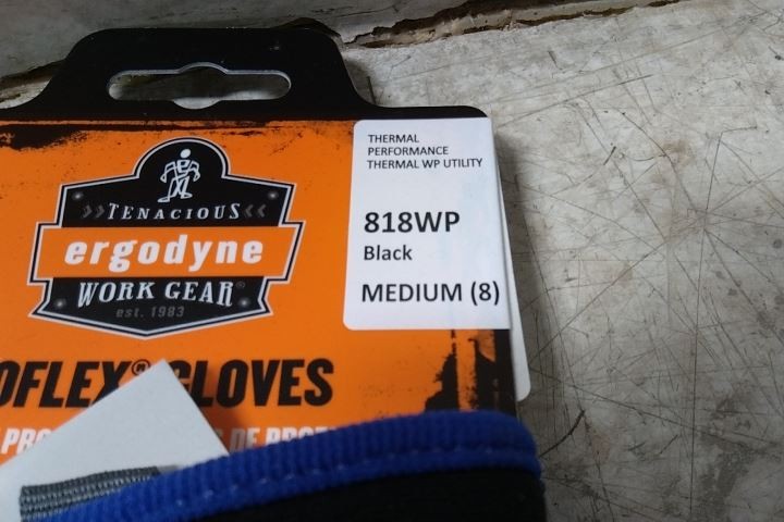 Proflex by Ergodyne 818WP 6 Pairs Size Medium / Size 8 Utility Gloves