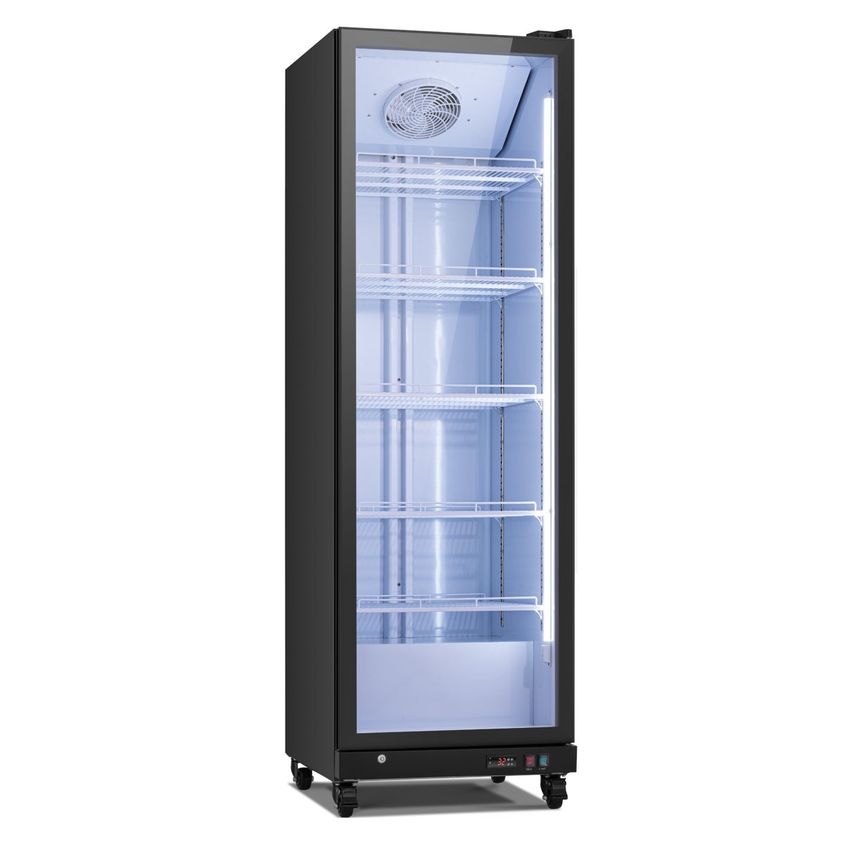 Yeego 24.8» Commercial Display Refrigerator Beverage Merchandiser 17.5 Cu.Ft