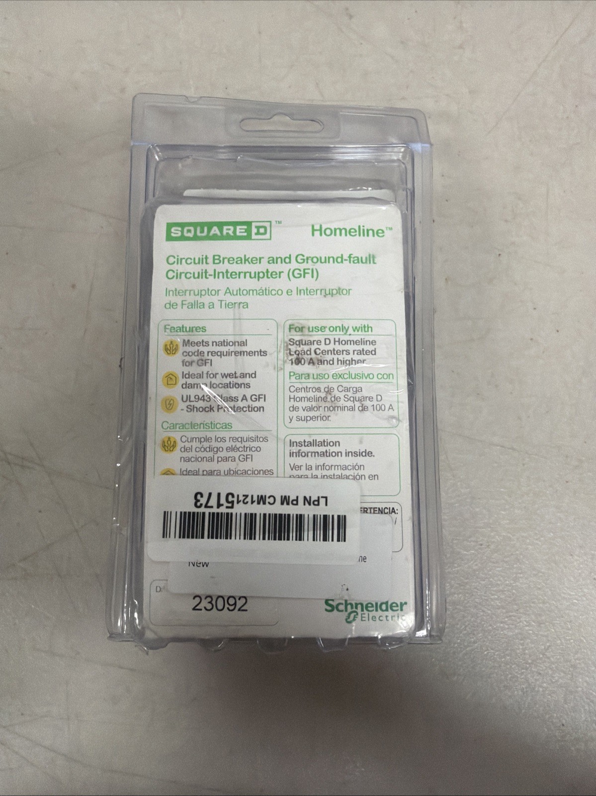 Square D HOM250GFICP 50 A Miniature Circuit Breaker #5895
