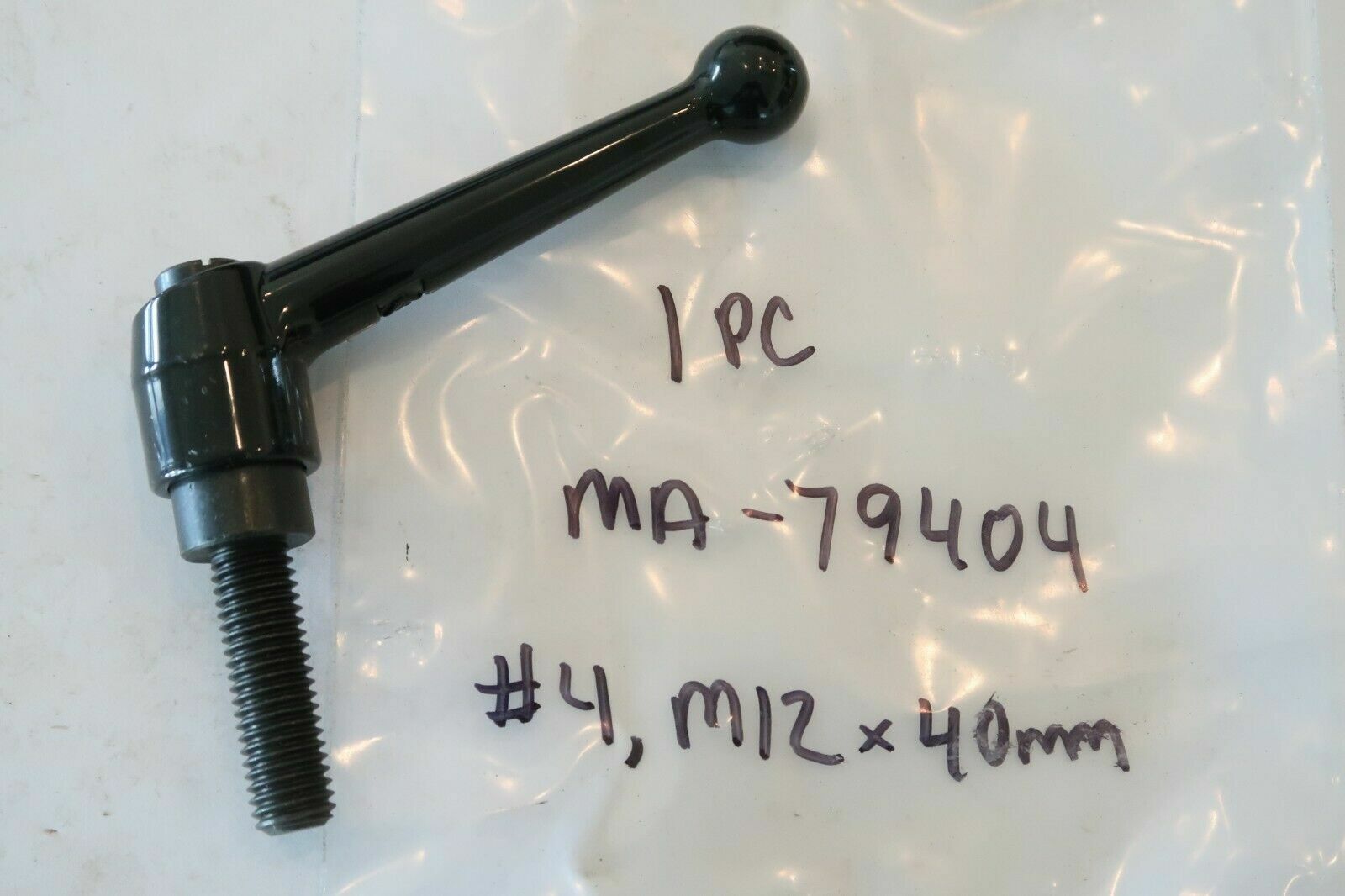 1 pcs MONROE ENGINEERING Handle MA-79404 Threaded Stud Metric M12 12mm x 40mm