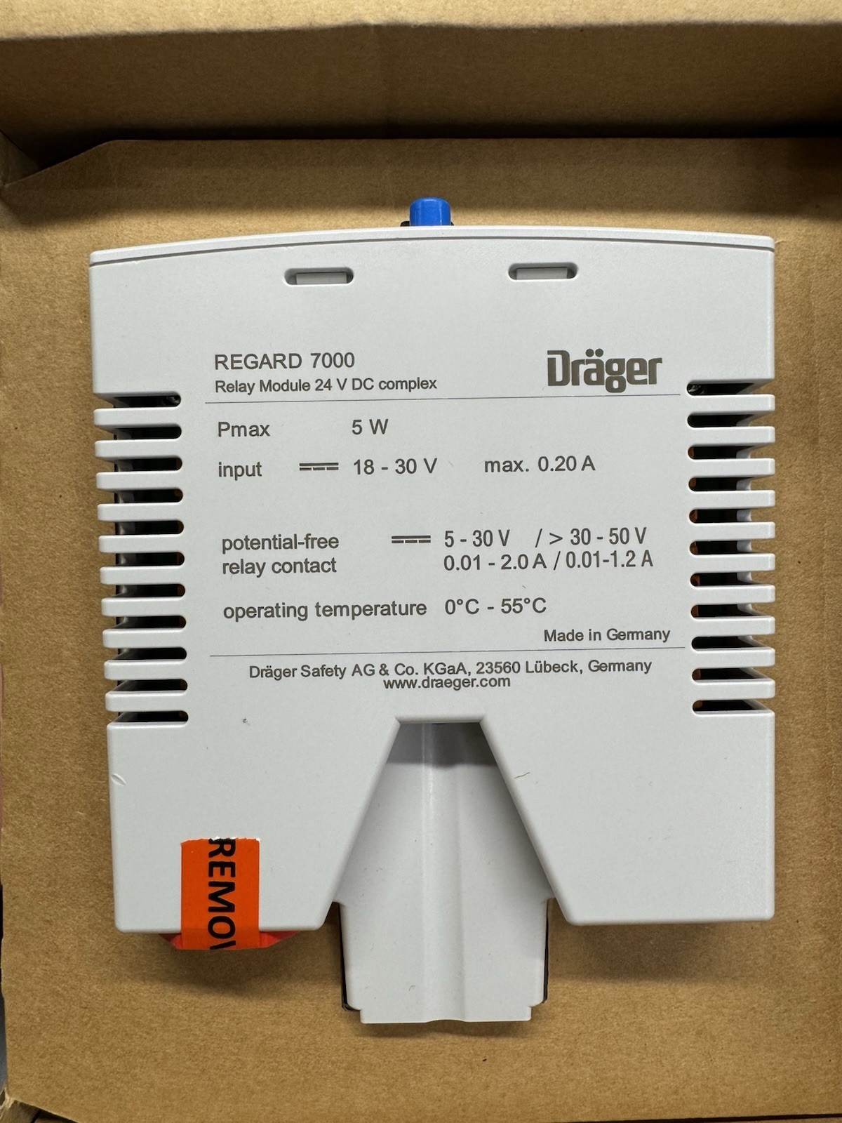 Dräger/Draeger REGARD 7000 Relay Module 24V DC Complex 8324874 Gas Detection NEW