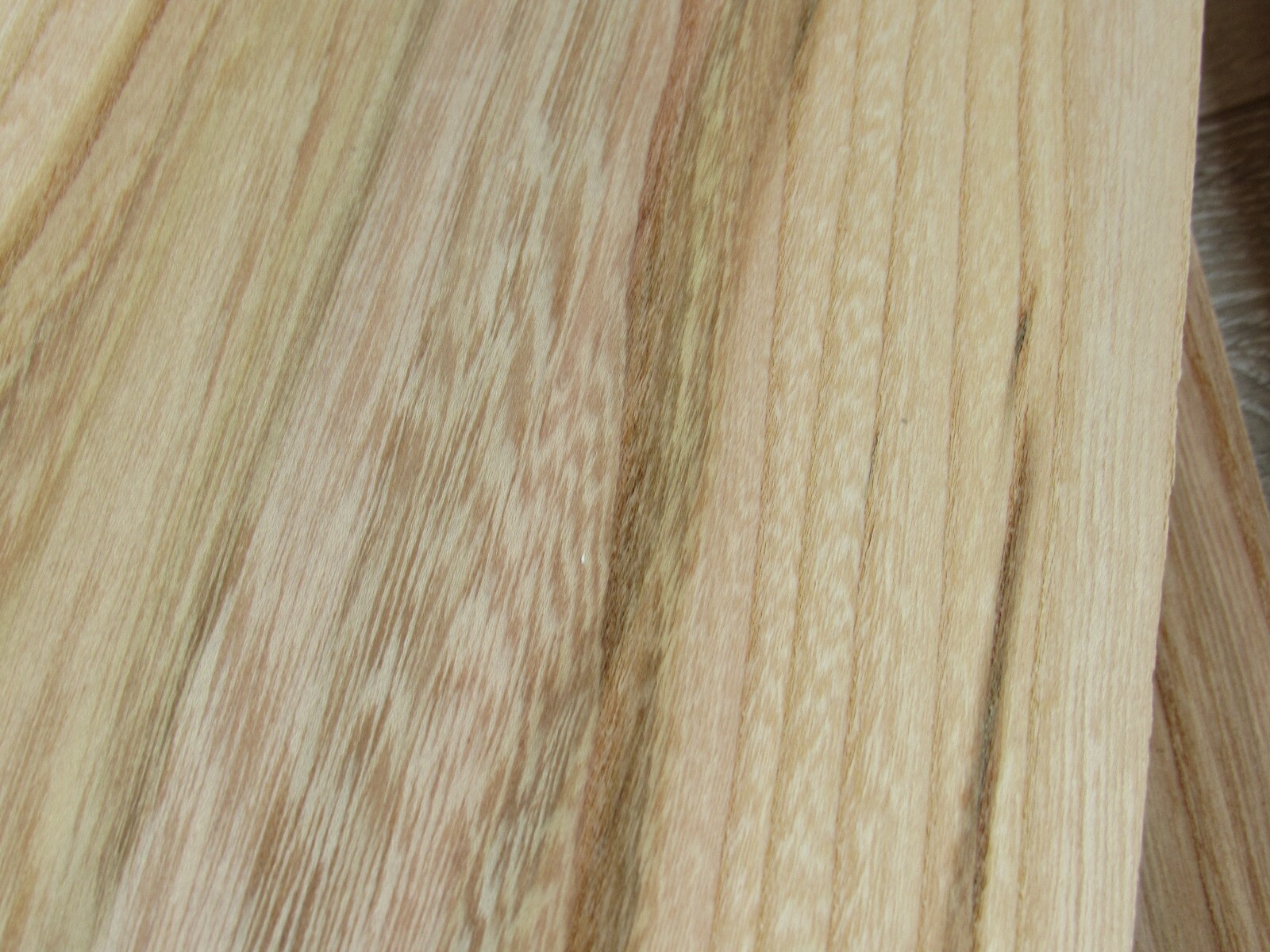 Elm wood veneer, 3 veneer sheets, ~18.1 x 8.26″ (46 x 21 cm) ~0.6 mm (~1/42″)