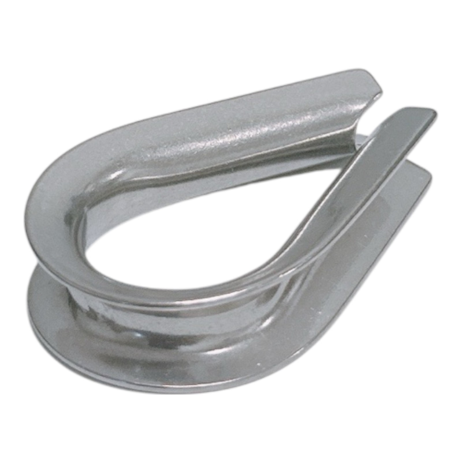 4PC 1/4″ Marine Heavy Duty Wire Rope Thimble 316 Stainless Steel Cable Protector