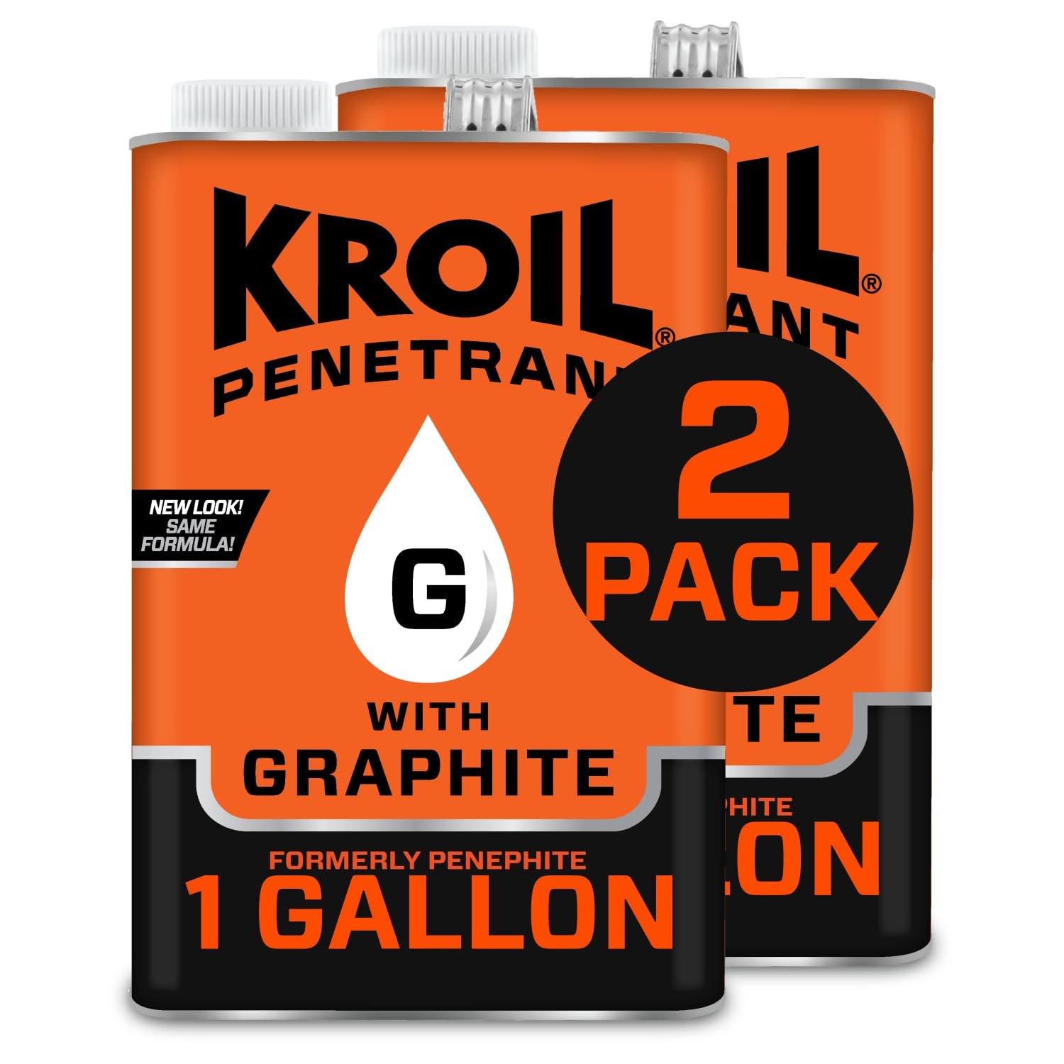 Kroil Penetrant with Graphite (Liquid-1 Gallon Can-Case of 2)