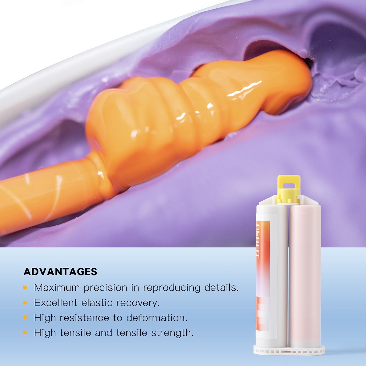 Dental Elastomeric Impression Putty Soft Silicone Material Easyinsmile AZDENT