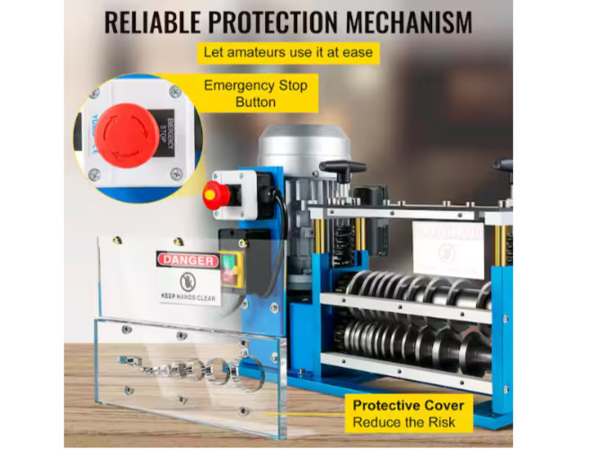 SVOPES Electric Wire Stripping Machine 370-Watt 0.06-1.5″ Automatic Cable Stripp