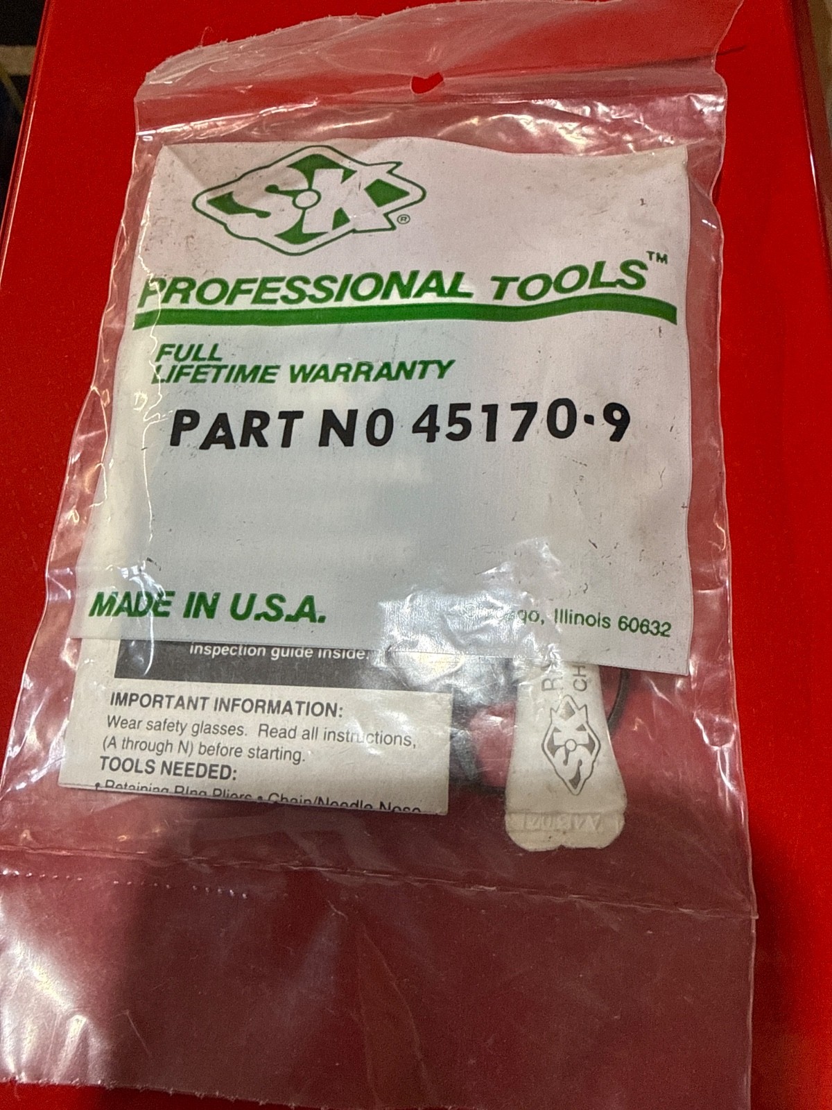 SK Hand Tools SK-45170-9 Ratchet Rebuild Kit, 3/8″ Drive, **MADE IN USA**