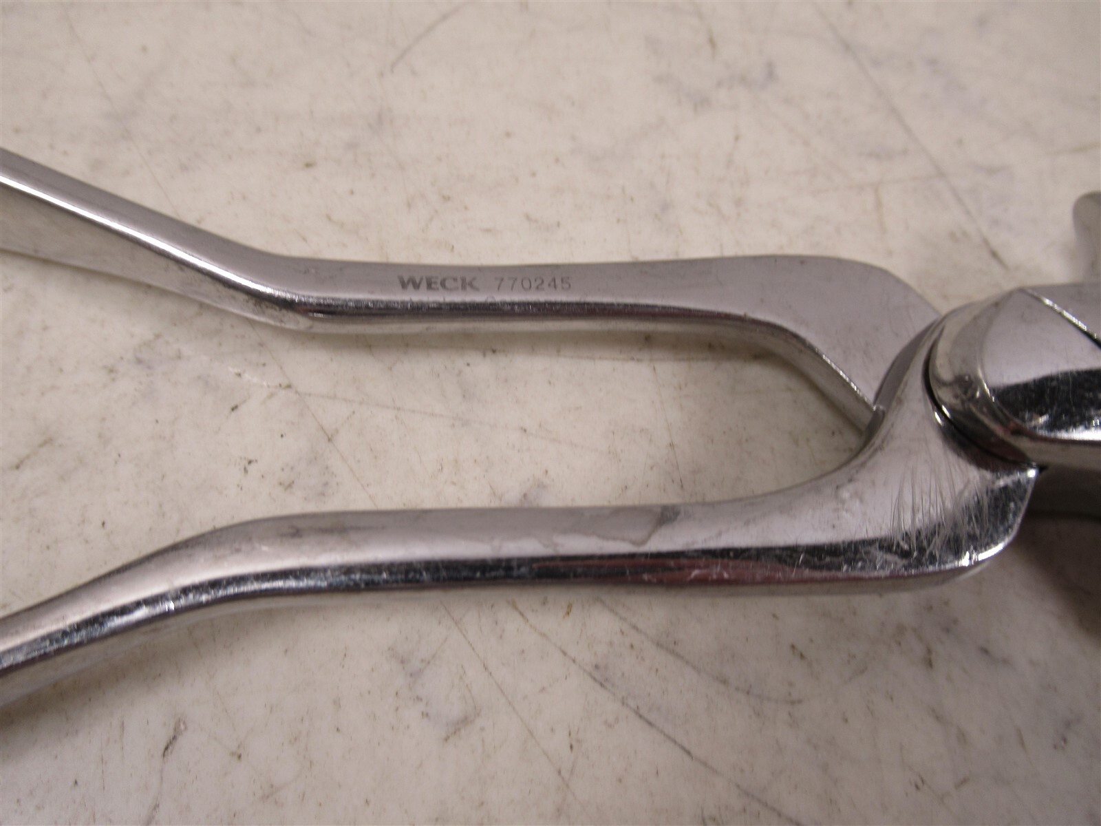 Weck 770245 Obstetrical Forceps 14.5″ Charity Hospital New Orleans 10/86 CHNO