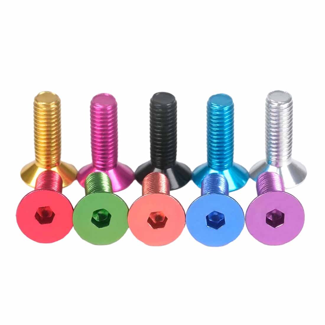 M2 2mm Aluminium Alloy Hex Socket Countersunk Flat Head Screw DIY Model fittings